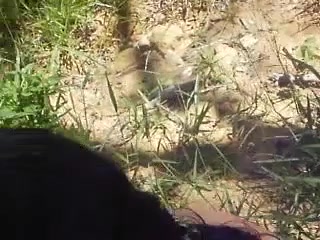 Busty latina public blowjob
