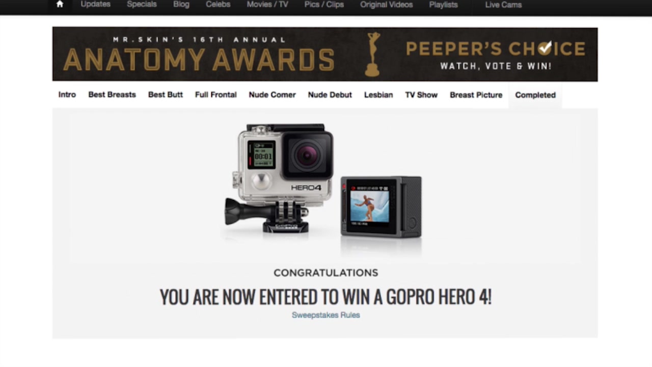 The 16th Anatomy Awards Peeper's Choice Nominudes - Mr.Skin