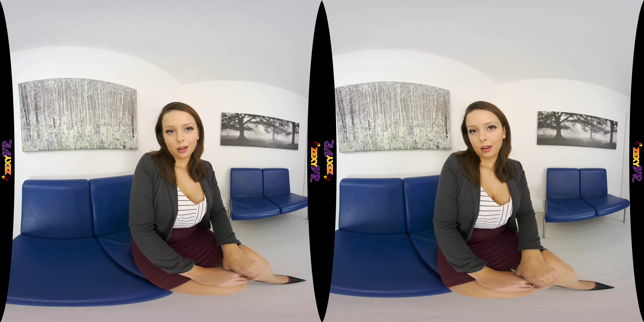 Open Interview - Hot British Babe Strips To Get The Job