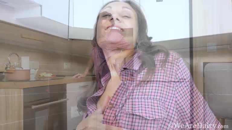Slutty Cathy has fun in the kitchen