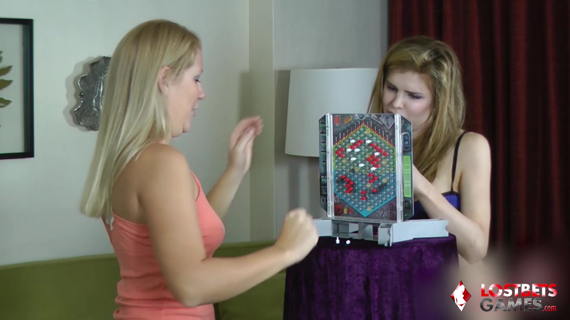 Ashley and Candle are Fun to Watch Lose their Clothes