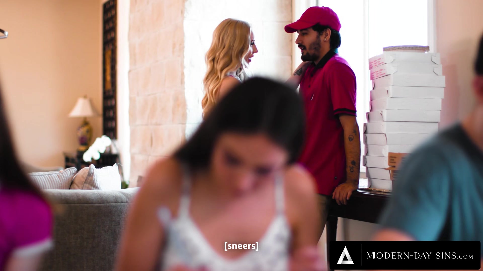 MODERN DAY SINS Petite Tutor Emma Starletto Gets RAW FREE USED By Delivery Guy During Cram Session