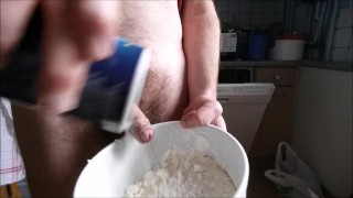 Cum at pizza butt - special recipe / recette spéciale pizza alla sperma