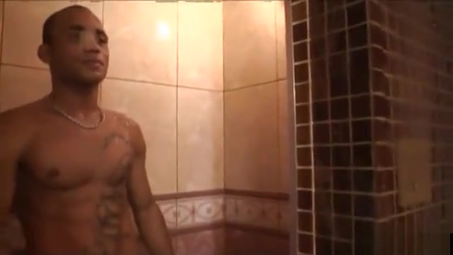 shemale latina With precious marangos And A poke Session In The Shower