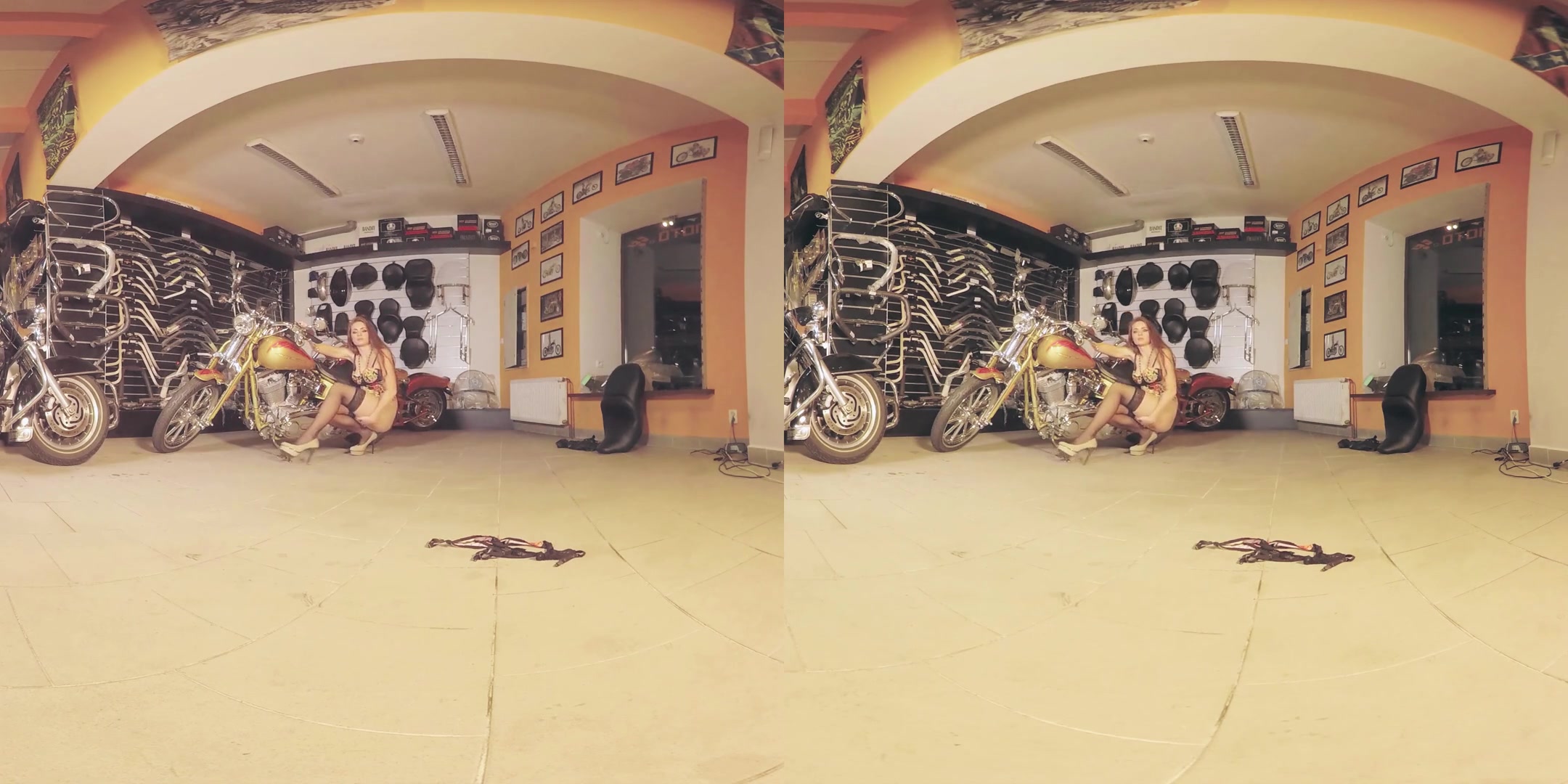 Lola 2 in Lola Has Some Naked Fun in the Garage - BravoModelsMedia
