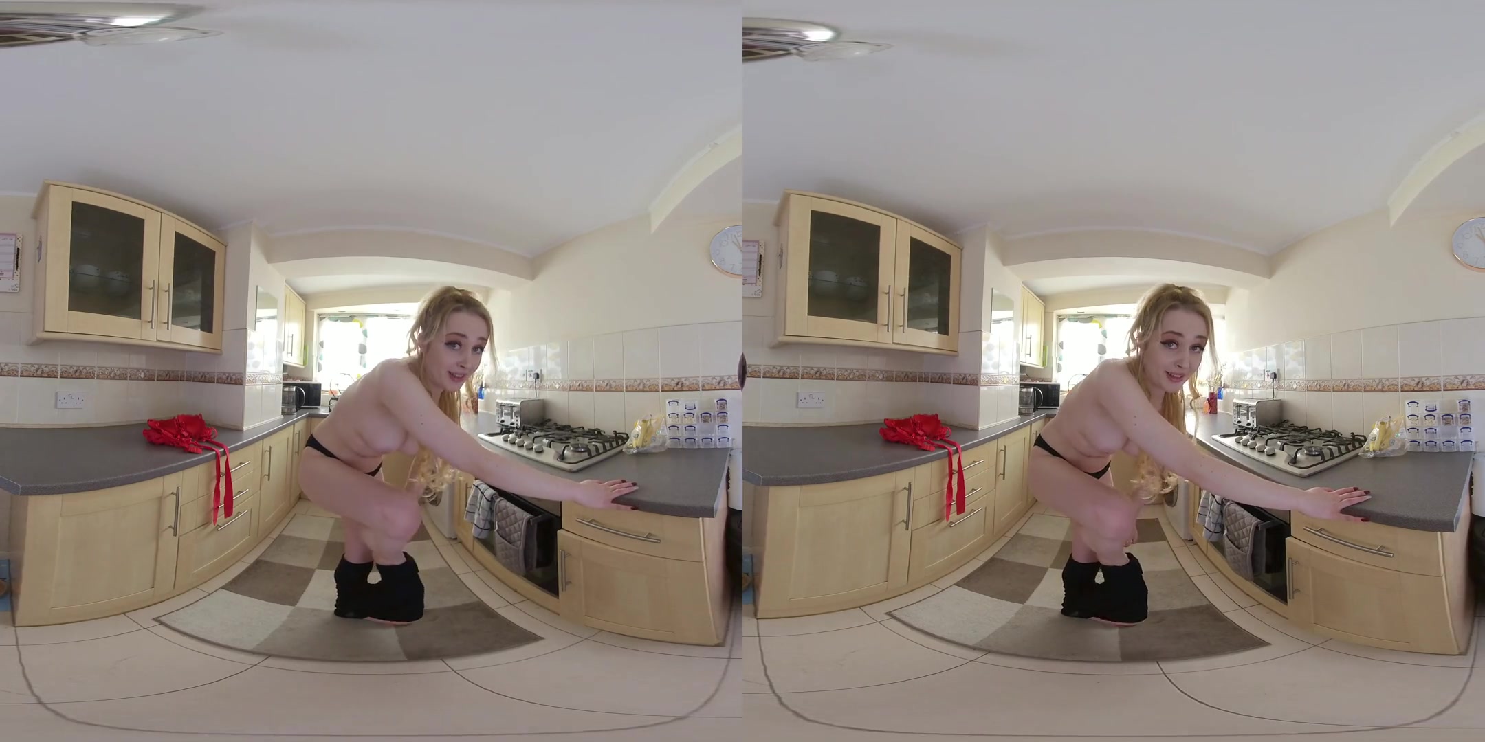 Can't Pay The Rent - Amateur Blonde Blowjob and Stripping