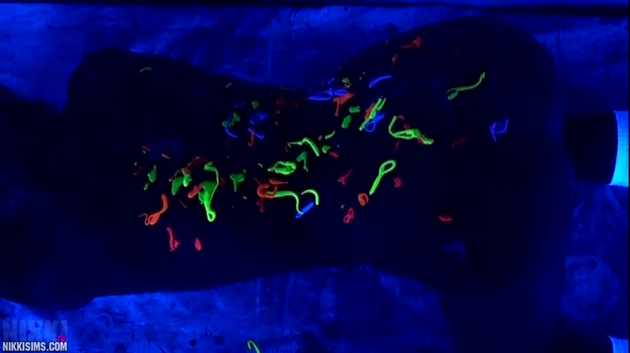 Black Light Body Paint video