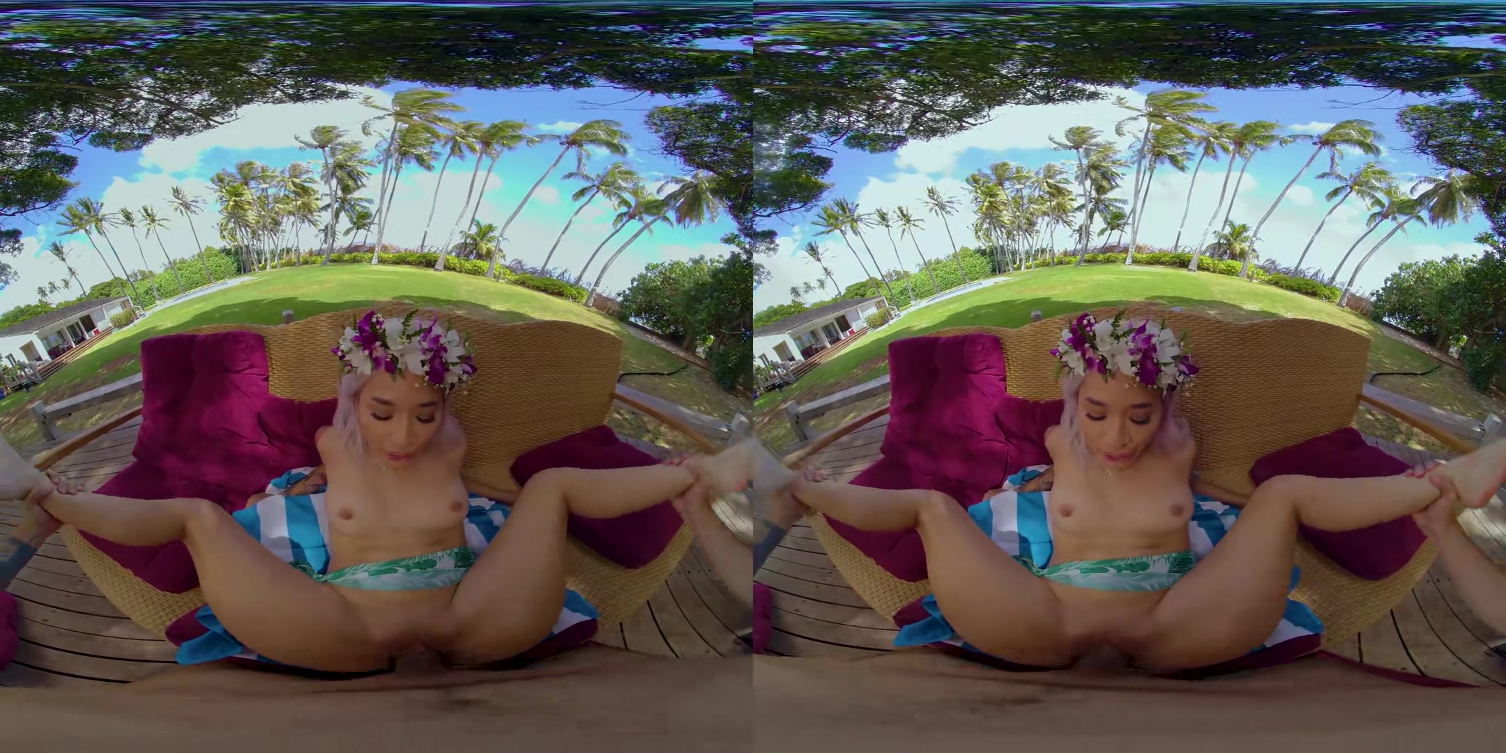 Lei'd in Hawaii with Avery Black - VRFanService