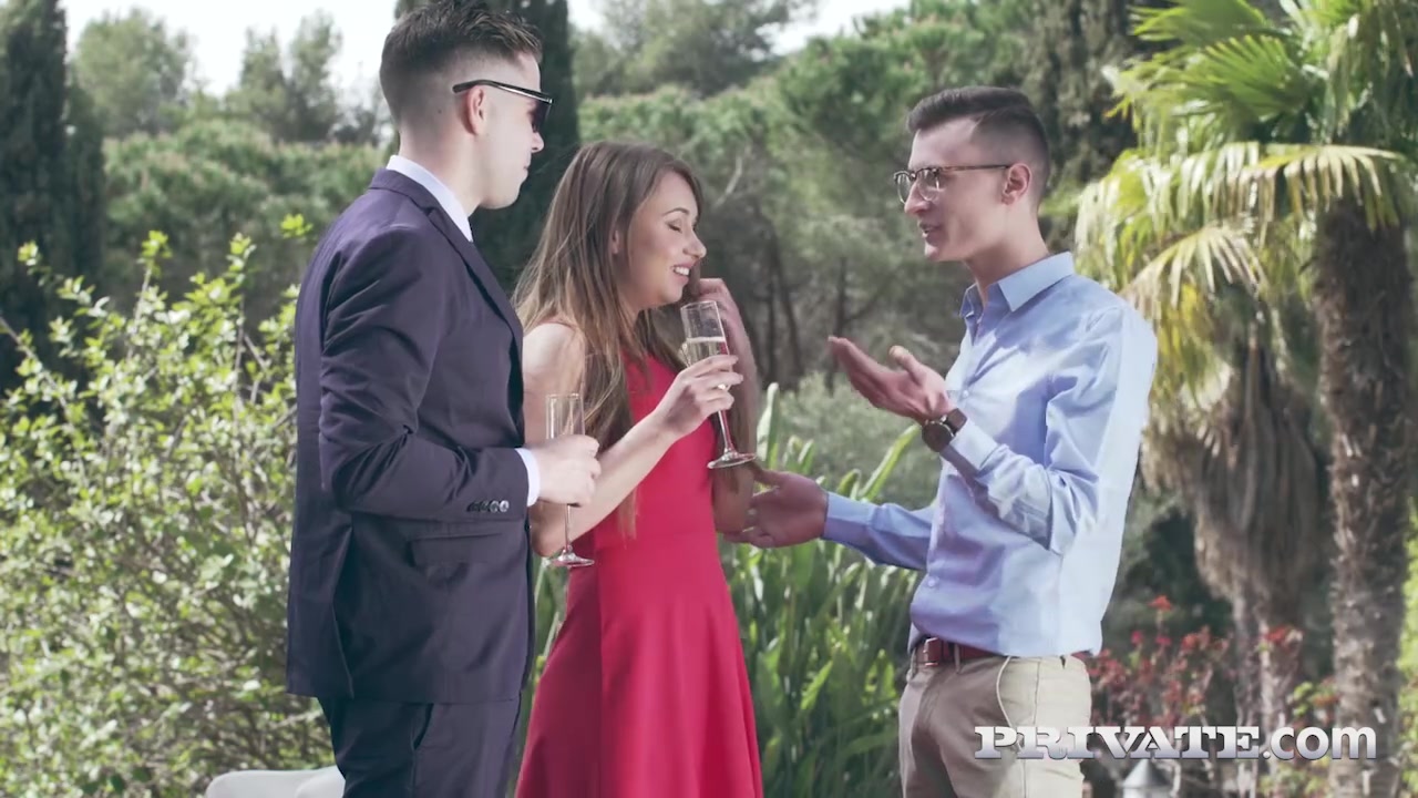 Taylor Sands has a trio with DP - Private