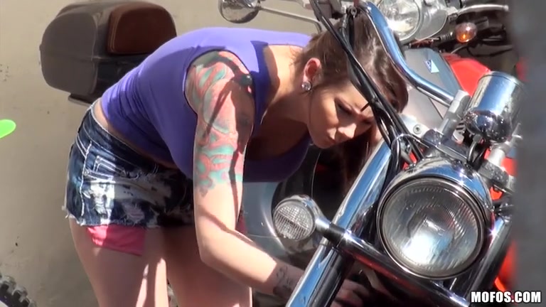 Busty beautiful wench taking my dong up her rear