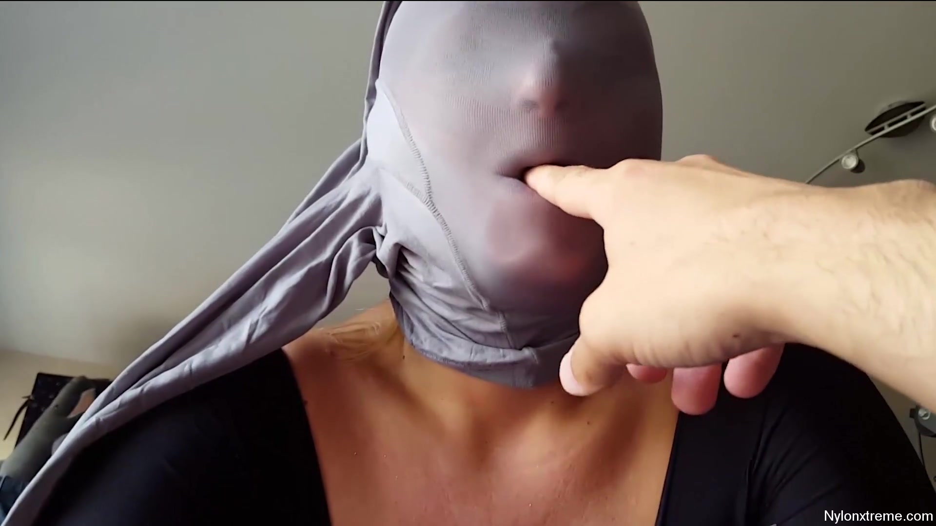 79 Nylon Shinny Grey Pantyhose Encasement - Sex Movies Featuring Sexy Tights