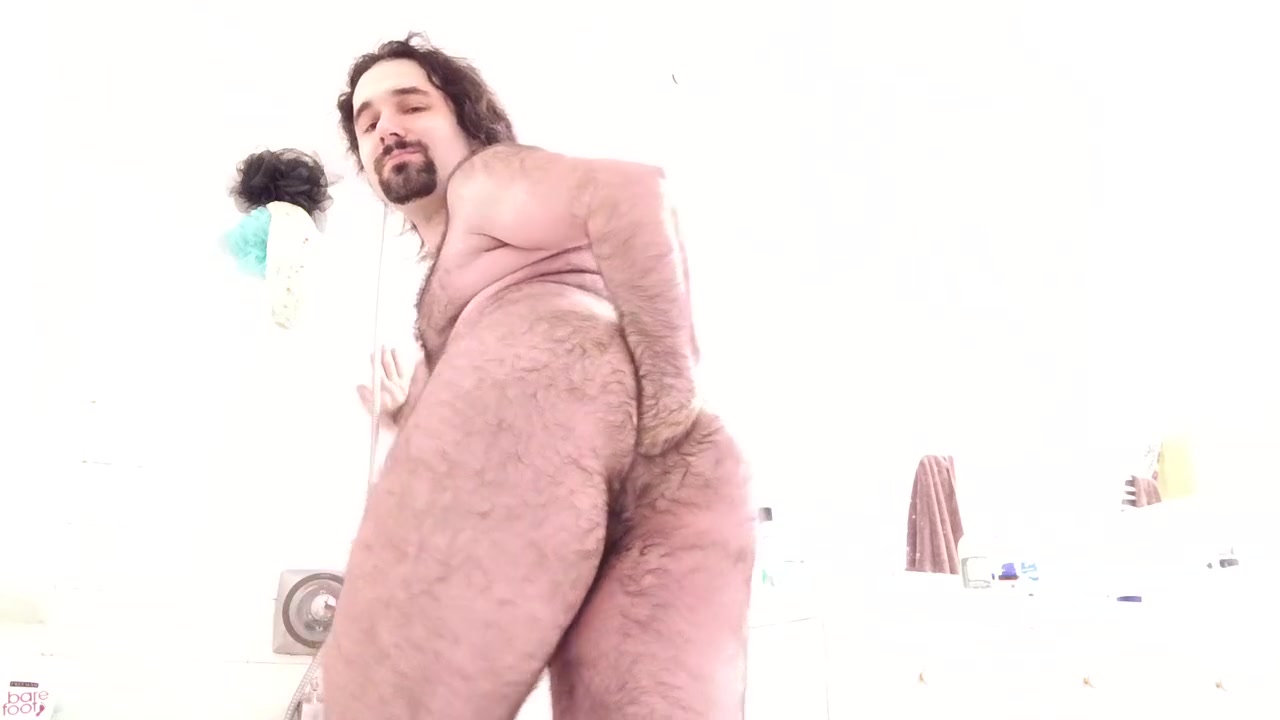 Hot Hairy Male Passionately Self Fisting His Ass In Shower, Anal Gape, Cums Hands Free: Bubble Butt