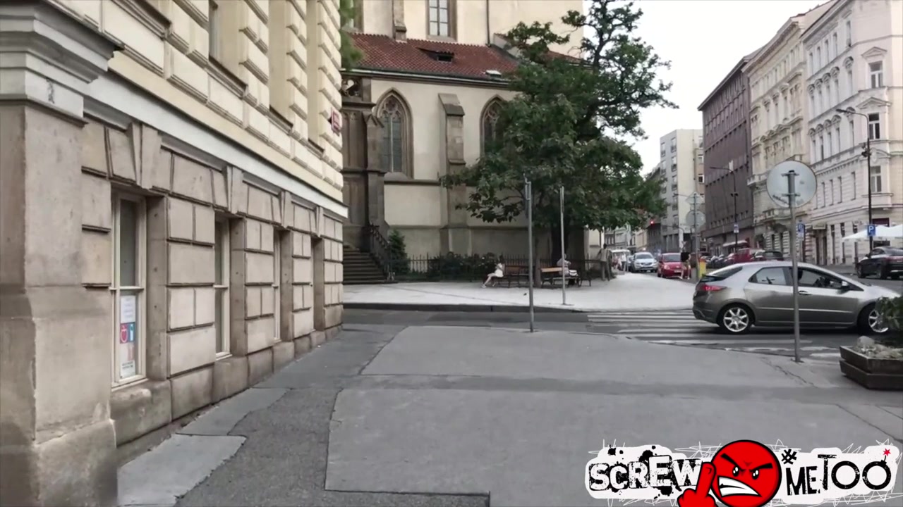 Brunette Sucks Dick - ScrewMeToo