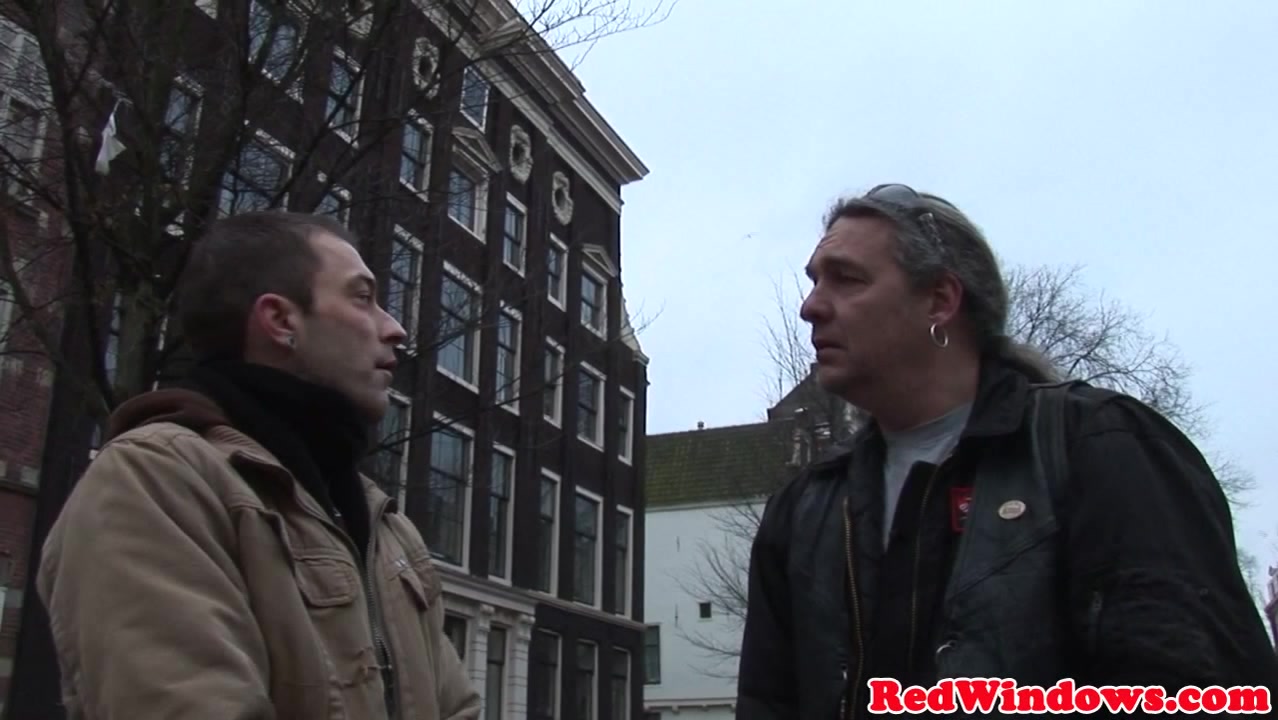 Doggystyled amsterdam hooker fucks tourist