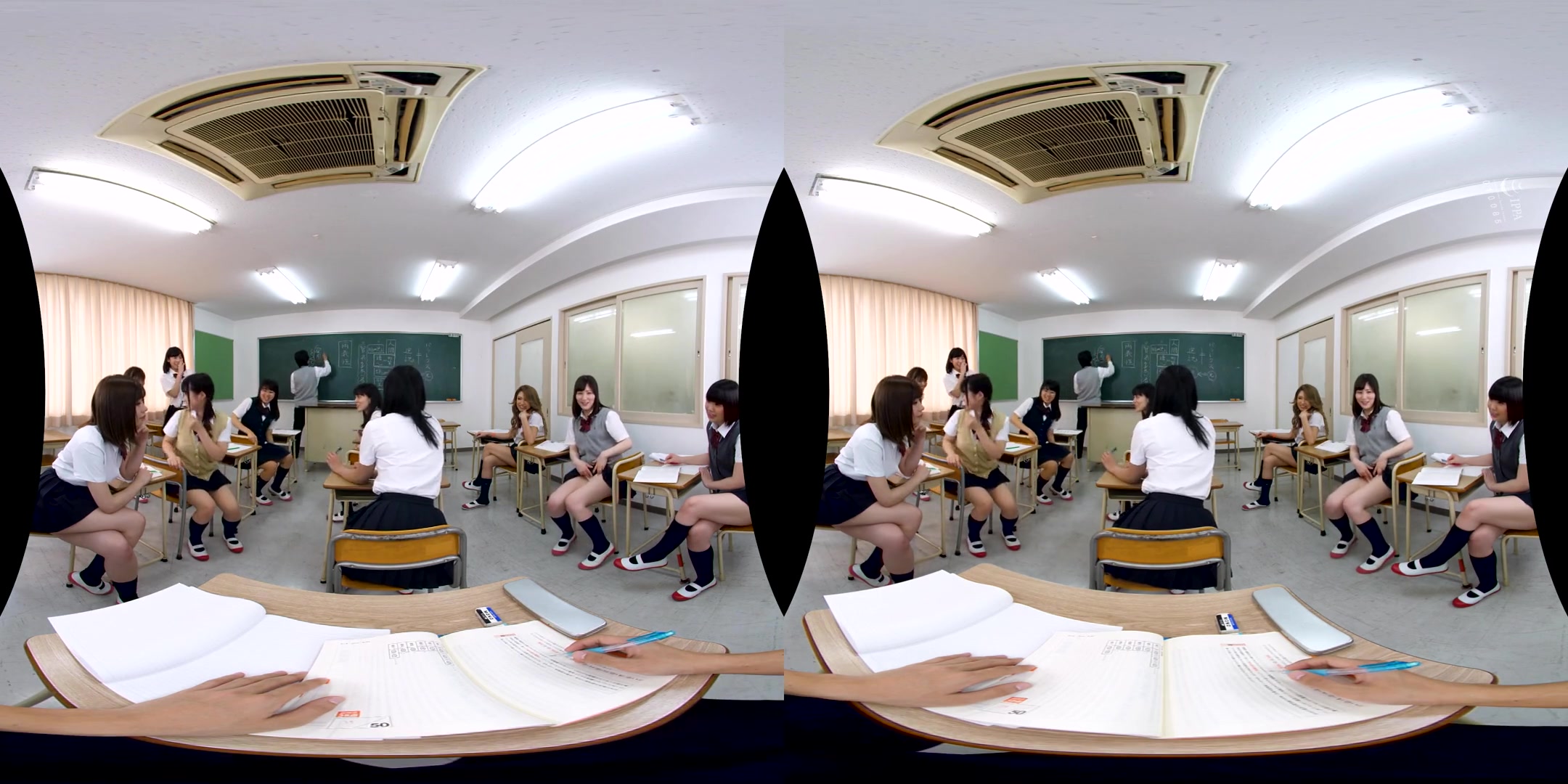 There are Very Few Men in the School, And Girls are Overpowering! 1 - SexLikeReal