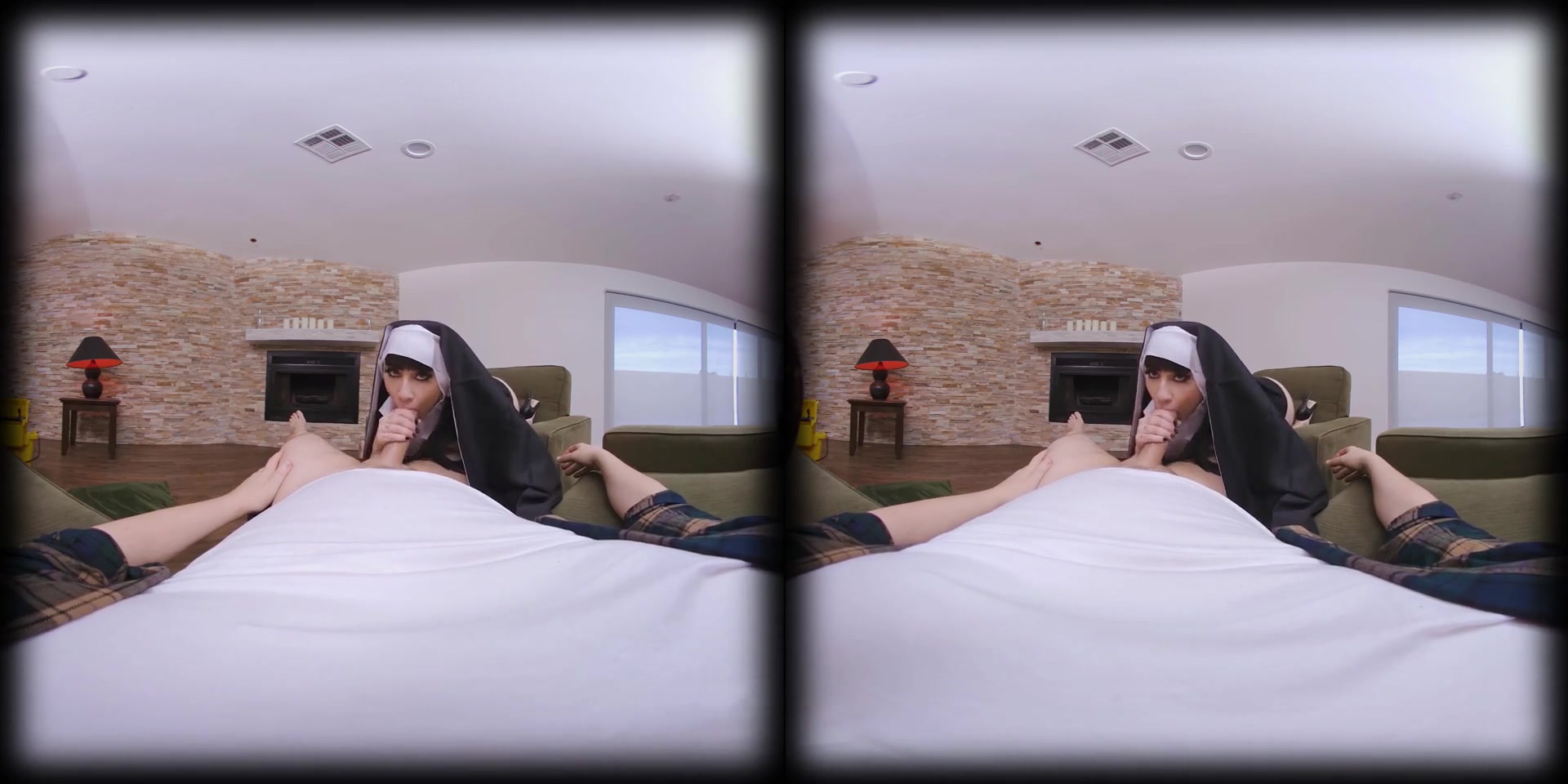 September Reign in The Little Hours XXX - VR Porn Video - VRConk