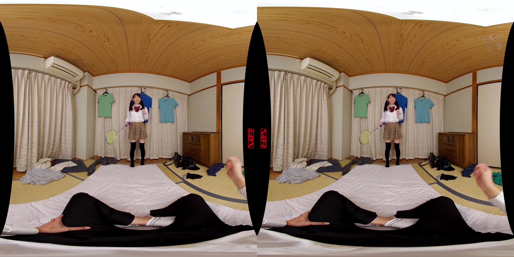 Full Erection with your Stepsister in a Uniform and Knee-High Socks; Taboo teen 18+ Sex