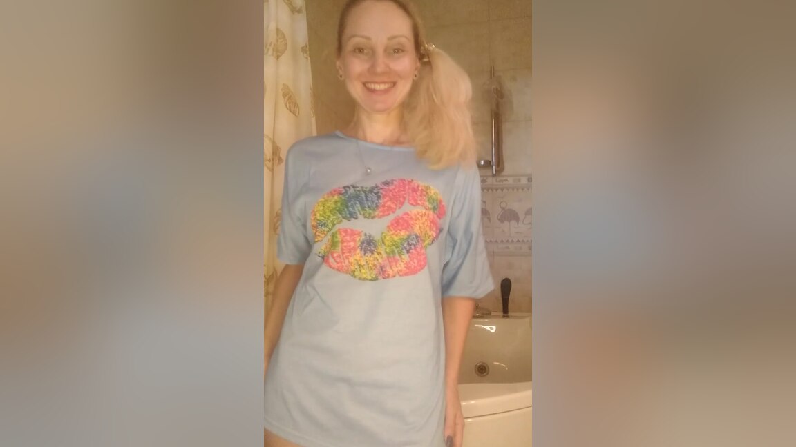 Exquisite Grey Lingerie And Dildo Tasting - Ladyfoxxx