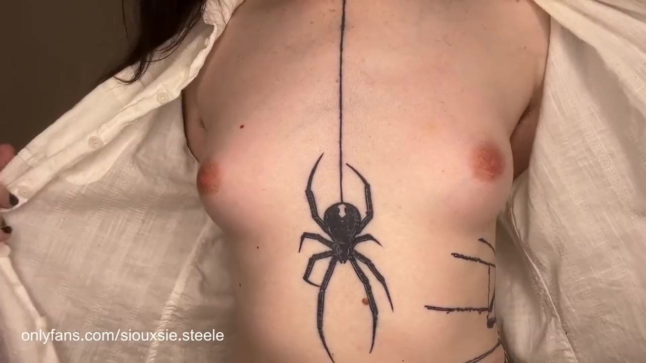 Trans Girl Up-skirt Jerk Off + Close-up Cumshot Siouxsie Steele