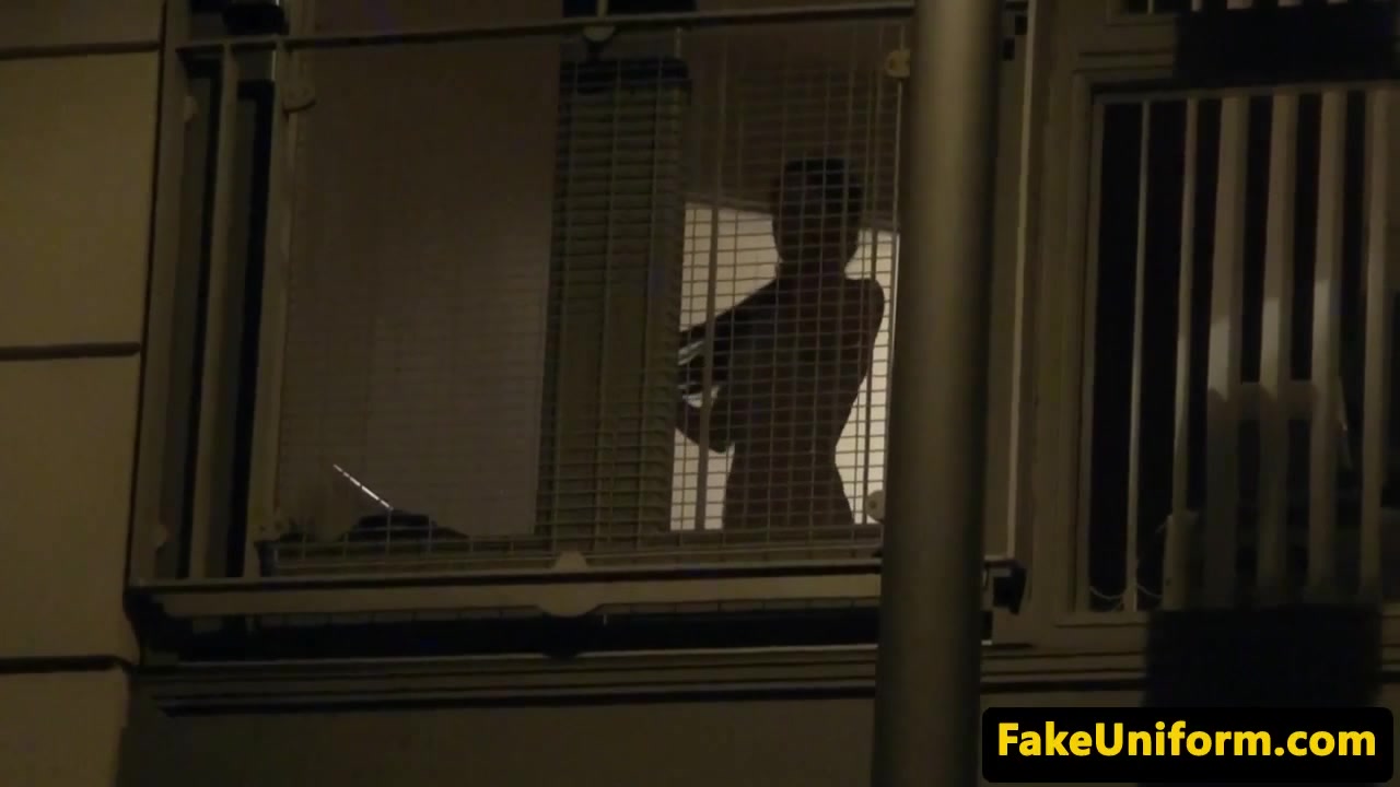 dicksucking british sweetie facialized by officer