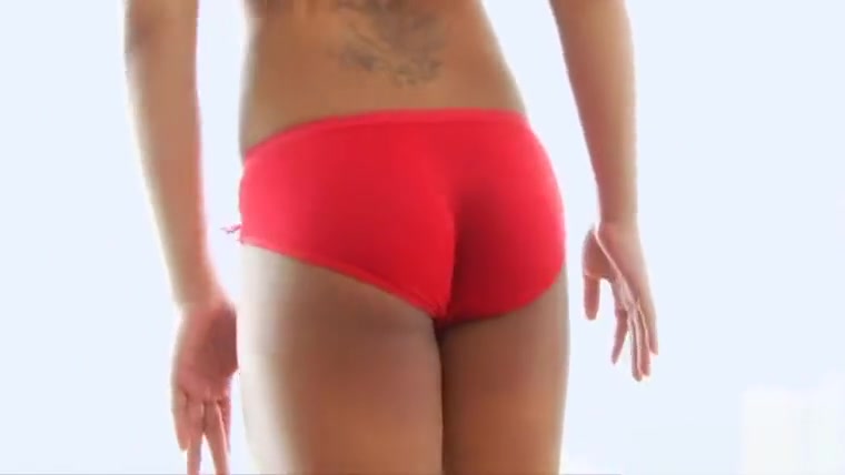 Sexy ladyboy shows off ass and jerks off her hard cock