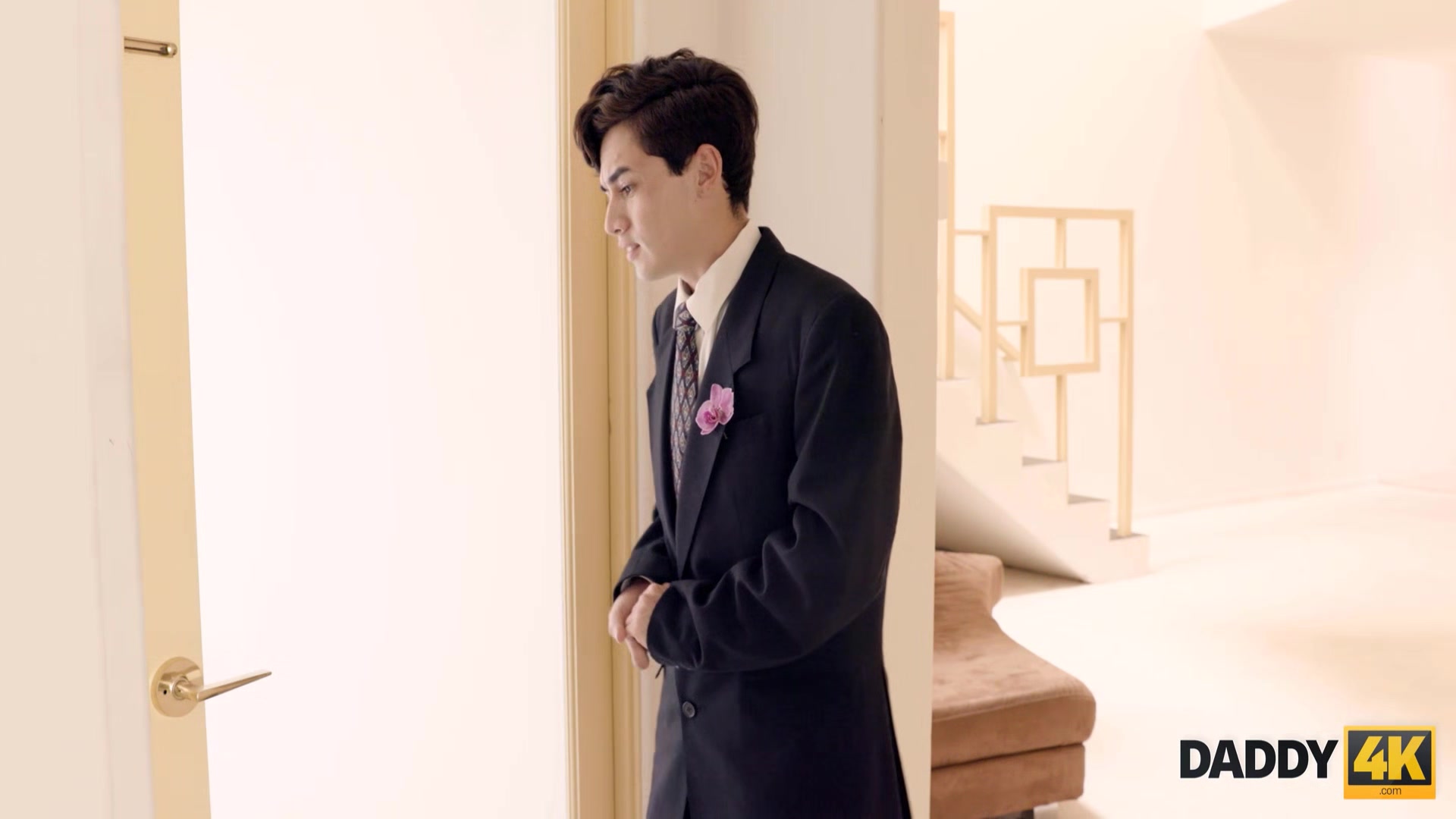 DADDY4K. Cunning man seduces Step sons cute bride before wedding ceremony
