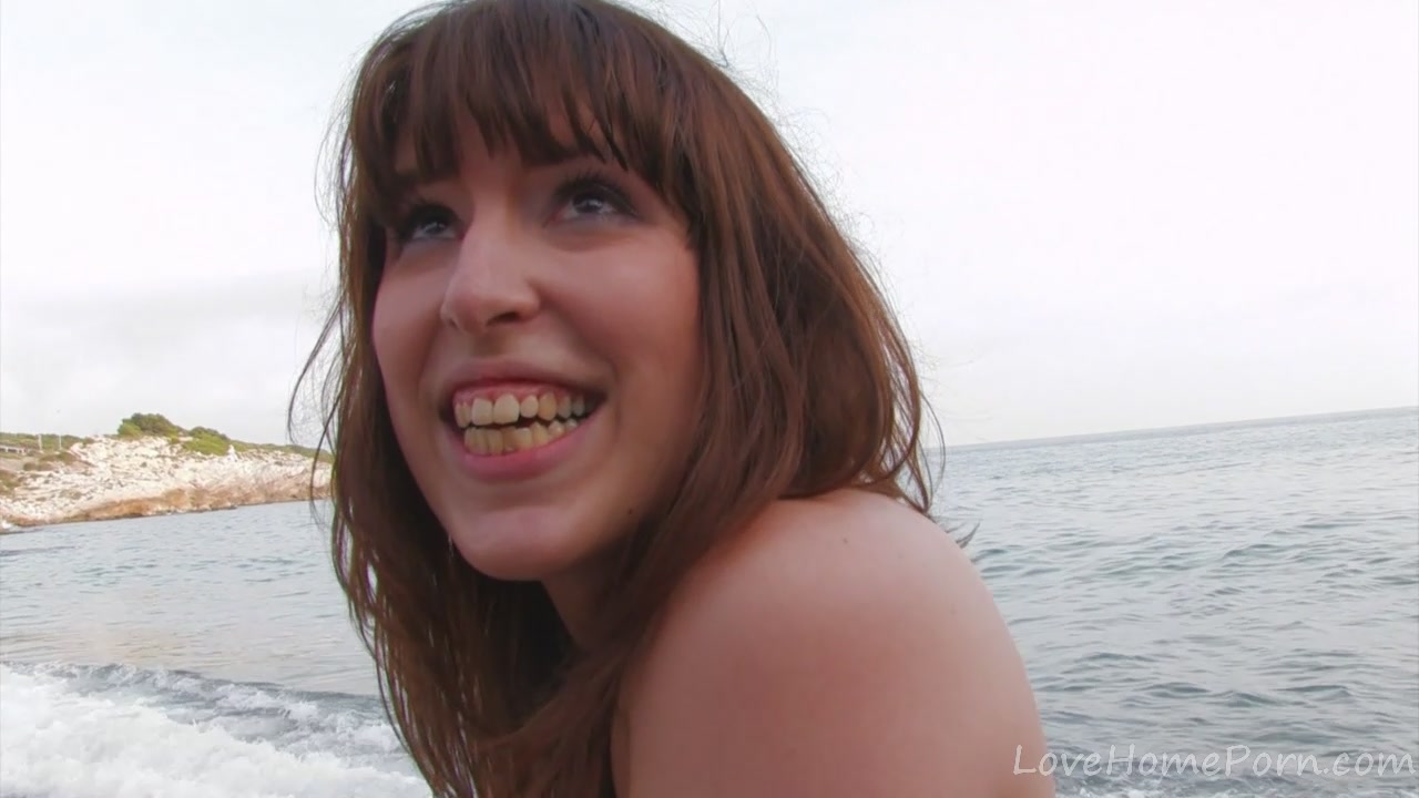 Pretty Brunette Craves A Cock At Each End