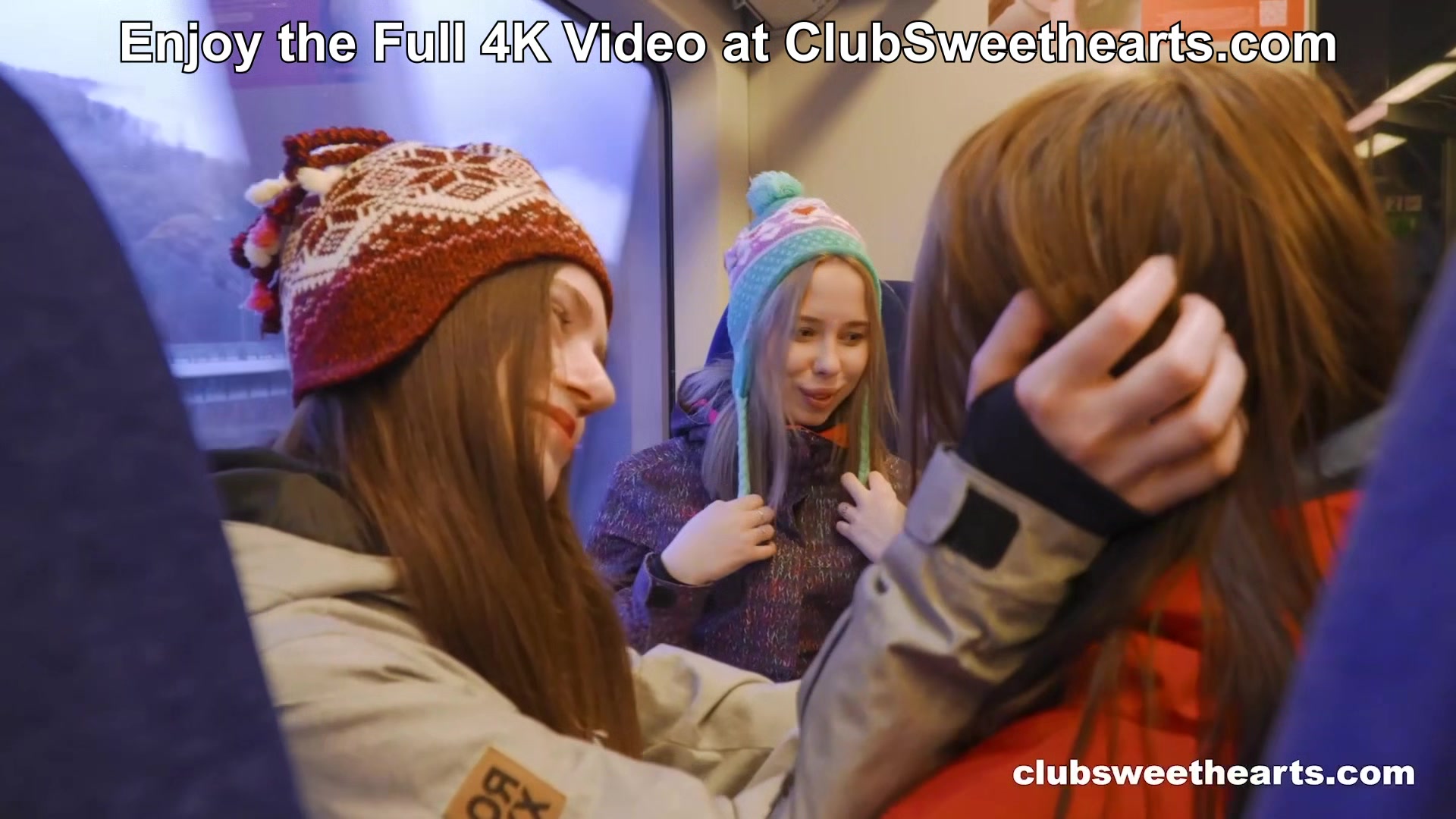 Ready, Set, Snow! Lesbians Hump the Photo Guy for ClubSweethearts