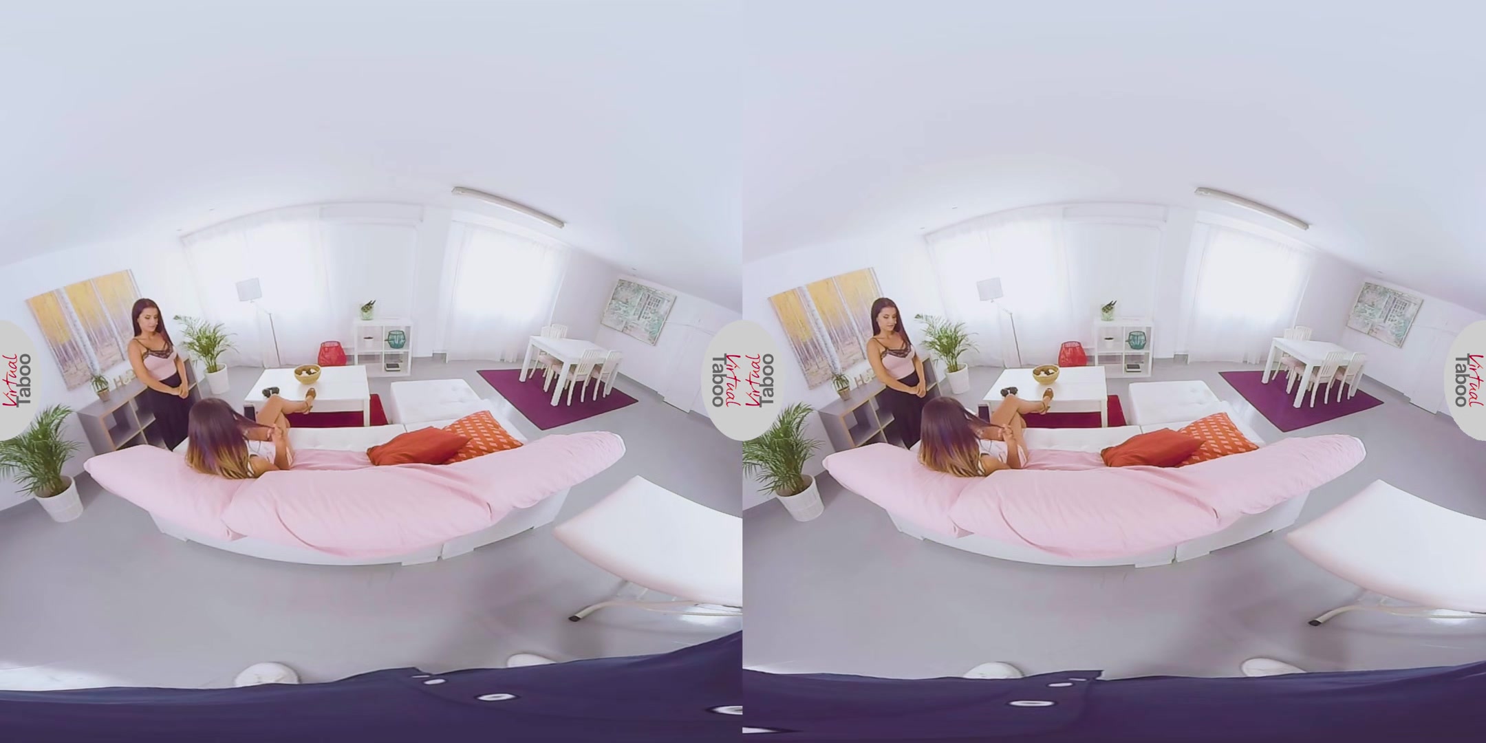 Bianka Blue, Raquel Martin VR Porn: Mom Thinks Daughter Is No Problem - VirtualTaboo