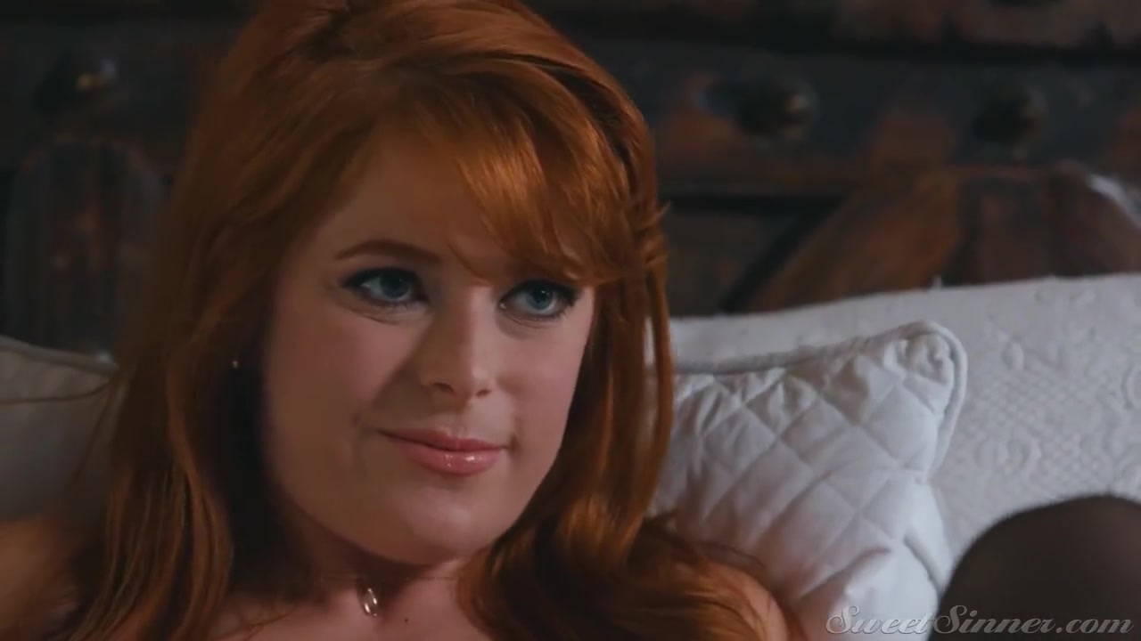 Ginger Glamour Babe Interracial Porn