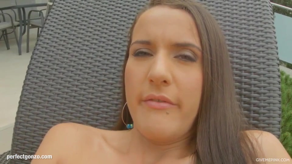 Super hot solo girl Adriana masturbating on Give Me Pink gonzo style