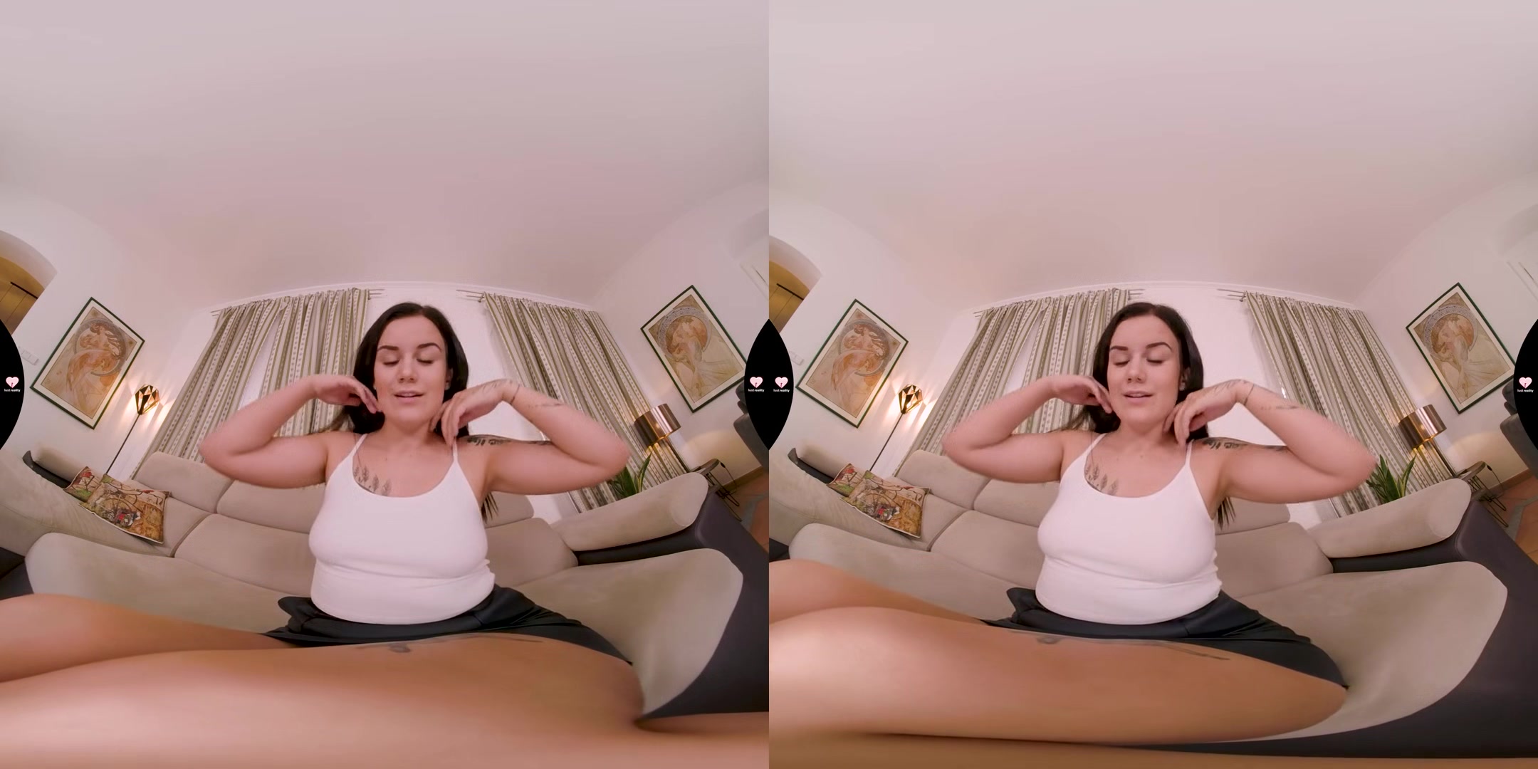 Young Brunette Pussy Licking - LustReality - SexLikeReal