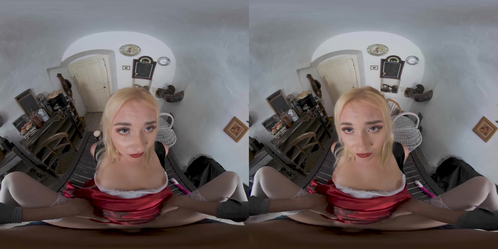 Marilyn Sugar in Little Red Riding Hood: Time to Ride That Lumber Cock! VR Porn Video - VRBangers