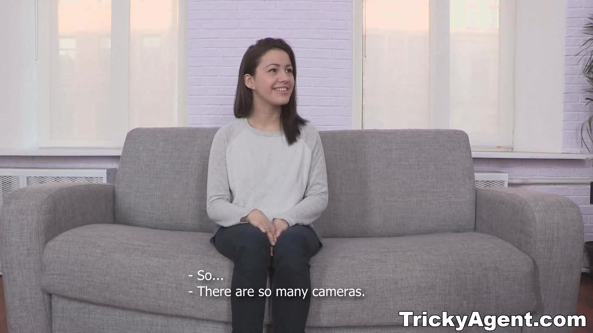 Tricky Agent - Shy cutie fucks like a slut