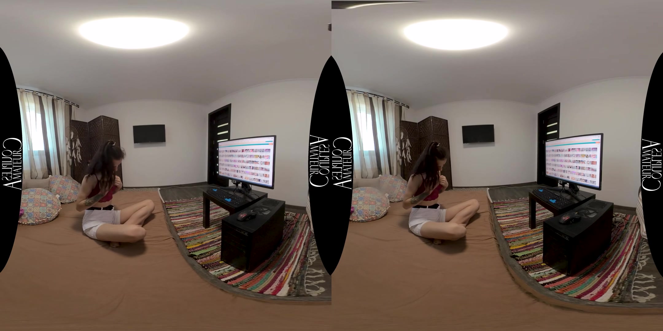 Stepsister Caught Video Chatting On Adult Website - AmateurCouplesVR
