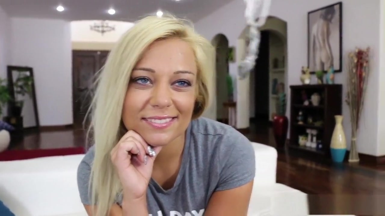 Blonde stepsister will do anything for cock