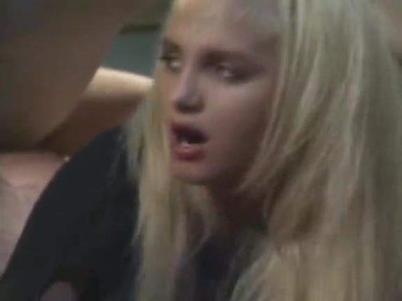 Nasty golden-haired receives it