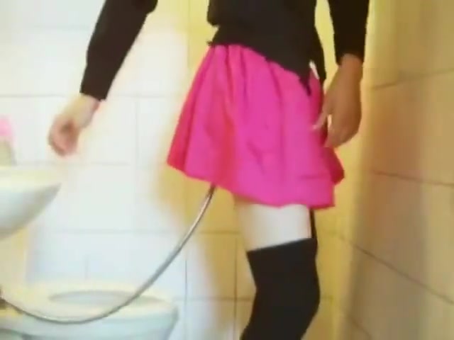 Korean CD Enema and cum