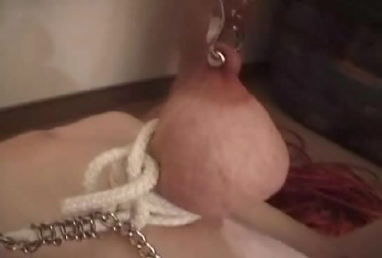 Spanking sex video with globes drilled by hard dildo