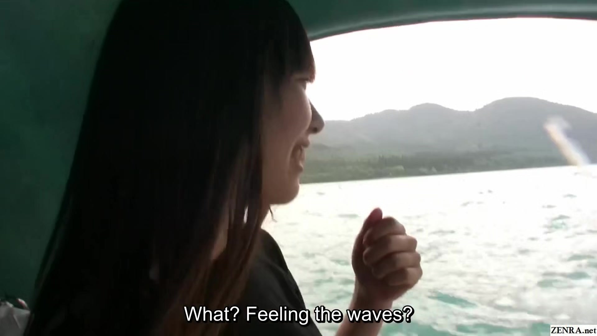 Japanese amateur boat ride and bathing in weird bathtub