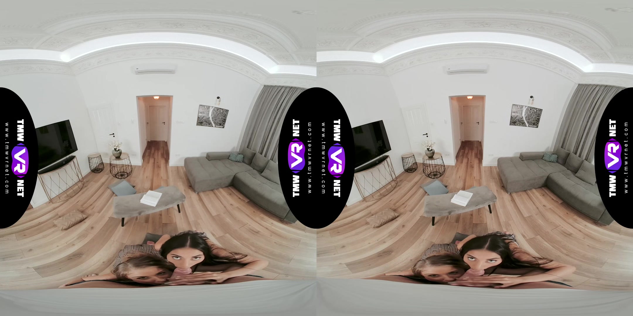 Crazy orgy on the floor
