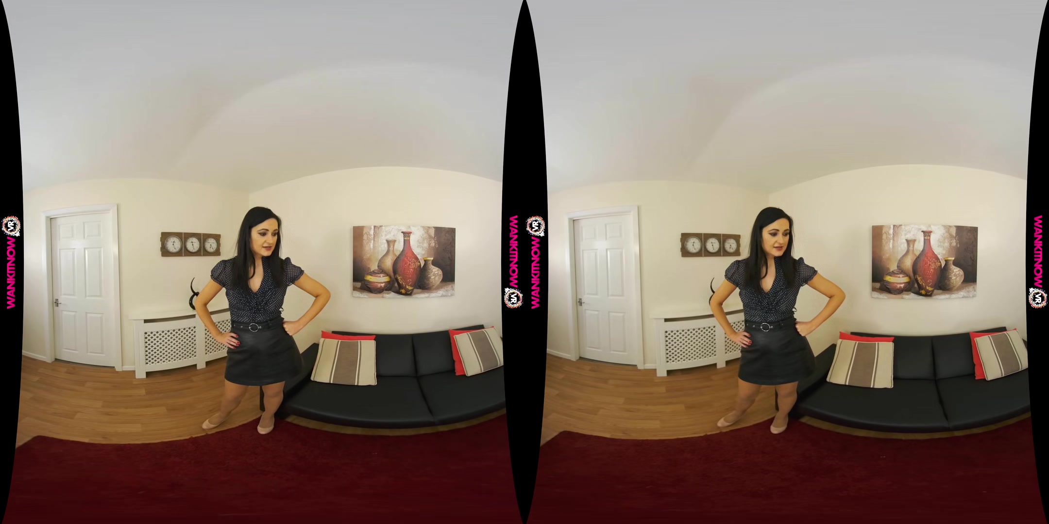 One Dirty Fucker - Busty Brunette Landlady Striptease