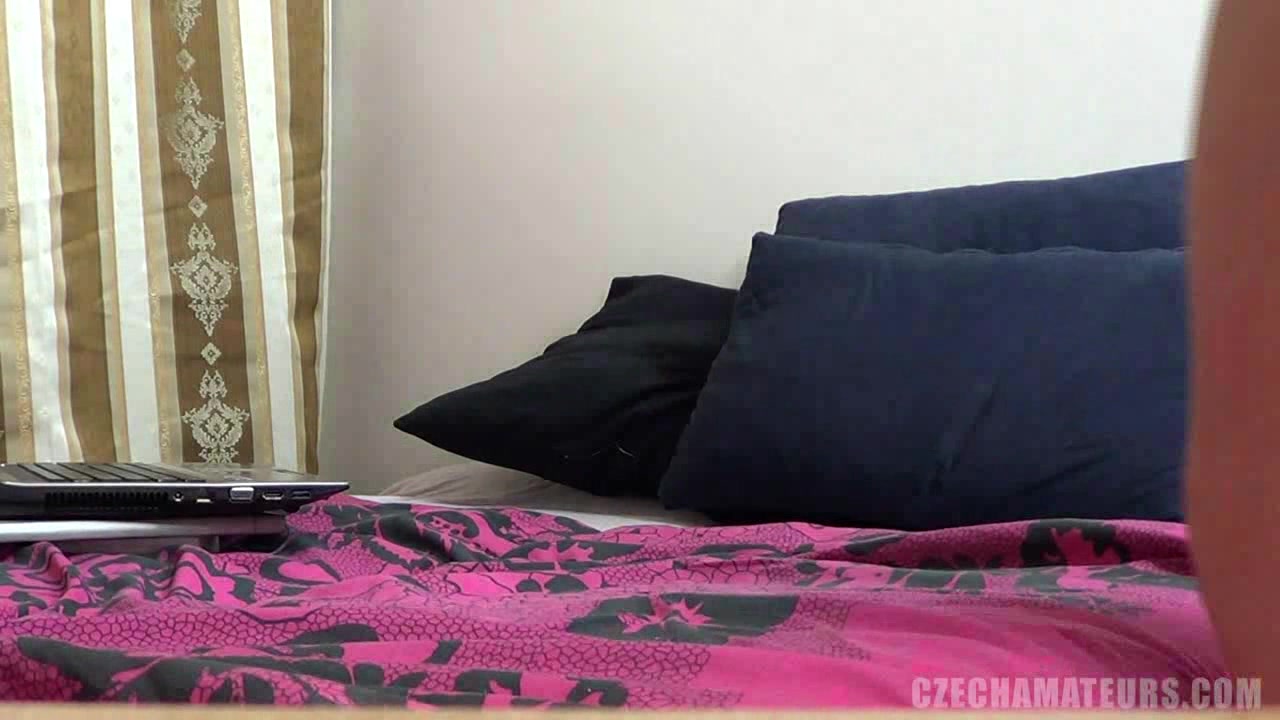 CZECH AMATEURS - BUSTY BRUNETTE HUNGRY FOR A COCK