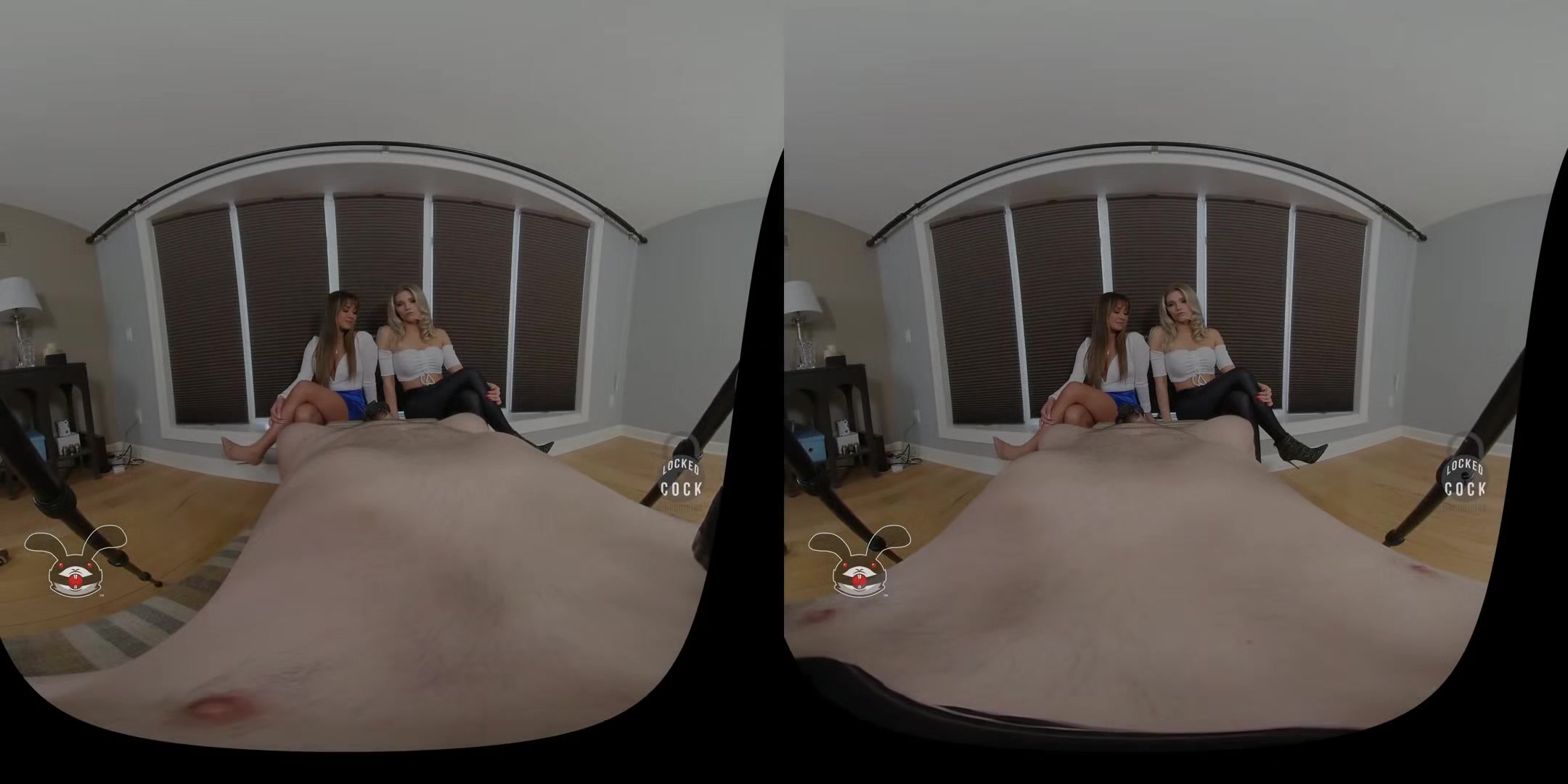 Locked Cock Chronicles - 180 - 3D - VR Edition - Volume 10 - Princess Amber and Lexi Chase; MFF Chastity Threesome with Pornstars