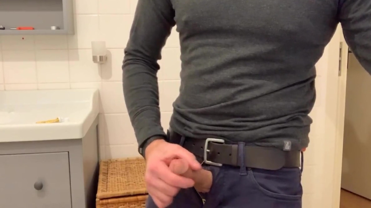 Jerking Off And Cumming On My Jeans