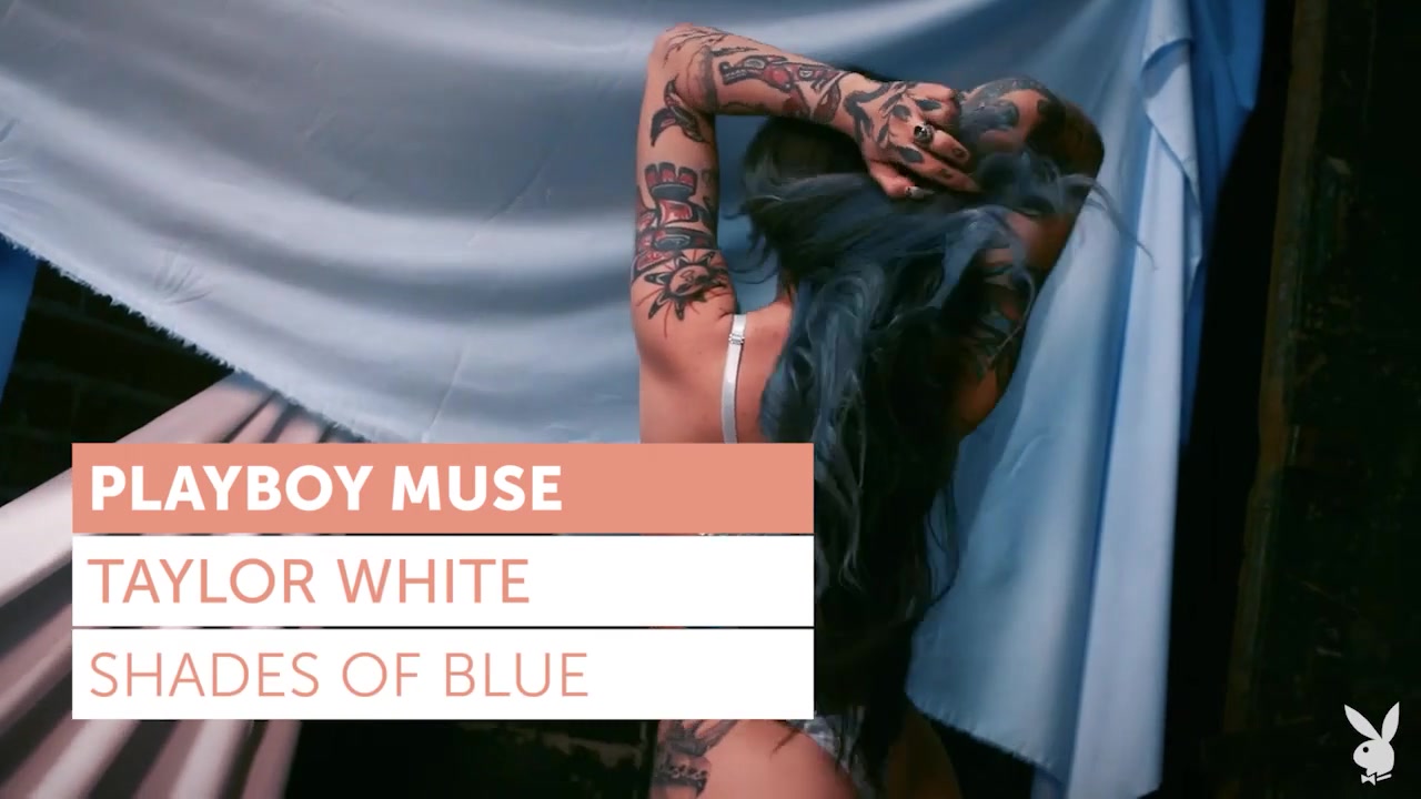 Taylor White in Shades of Blue - PlayboyPlus