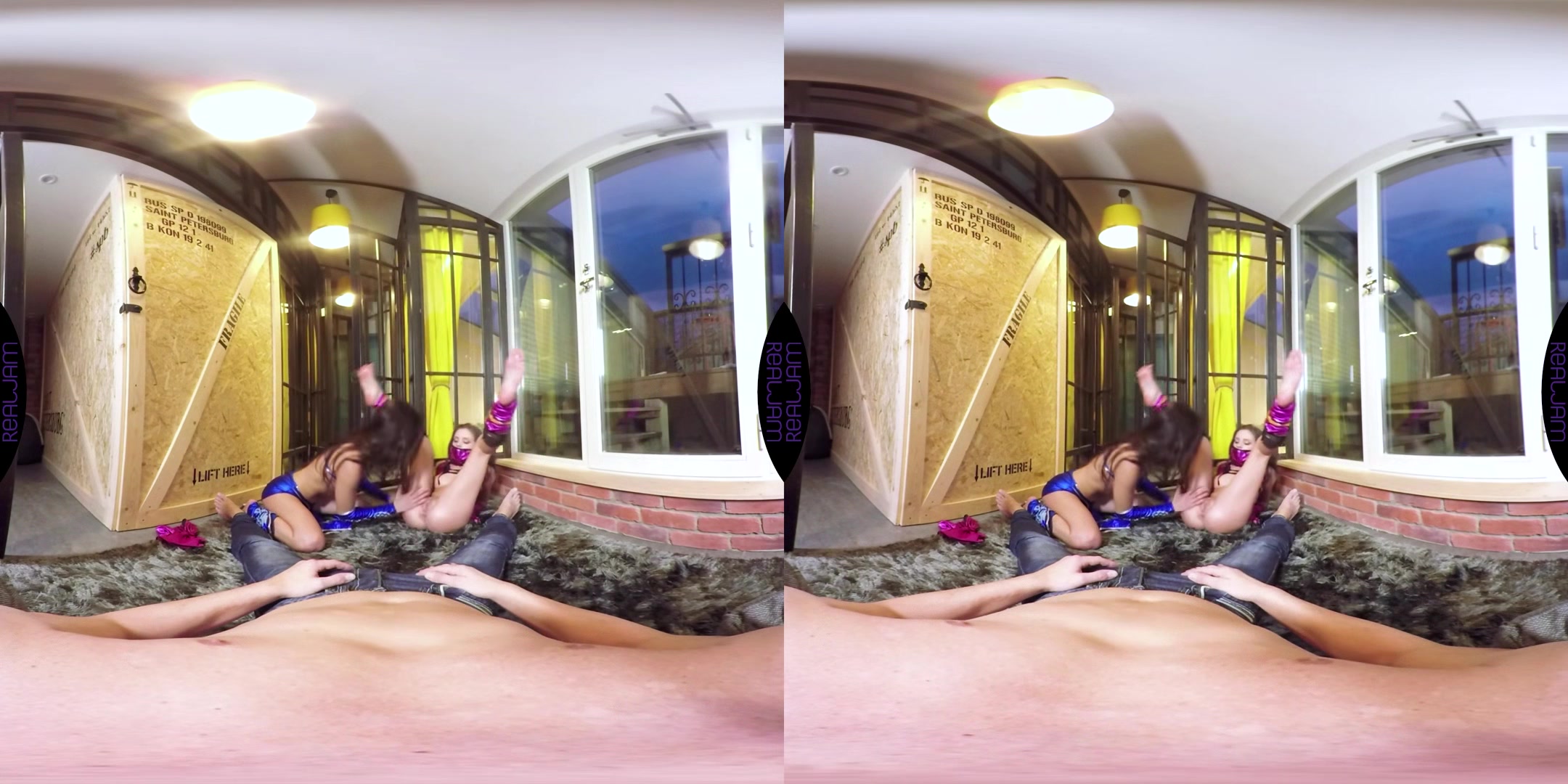 Mileena Vs Kitana: The Hottest Fight - Cosplay Threesome Pov
