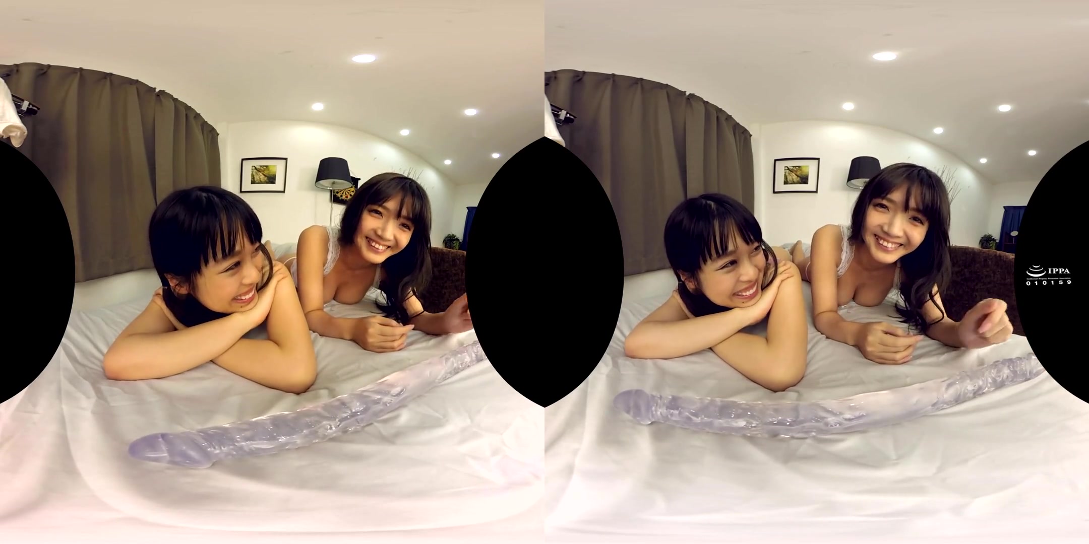 Mayu Satou & Hana Aoyama in Mayu Satou and Hana Aoyama Watch Us Have Lesbian Sex - CasanovA