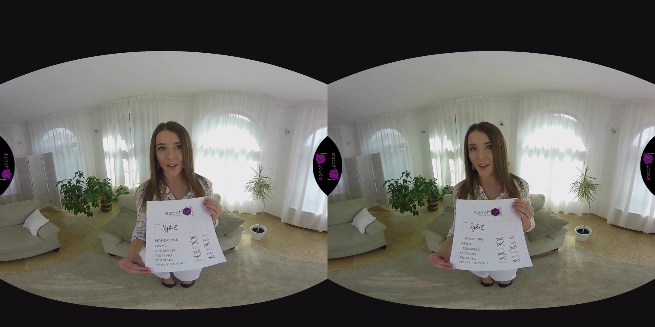 Sybil A Kailena in Sybil Casting - CzechVRCasting