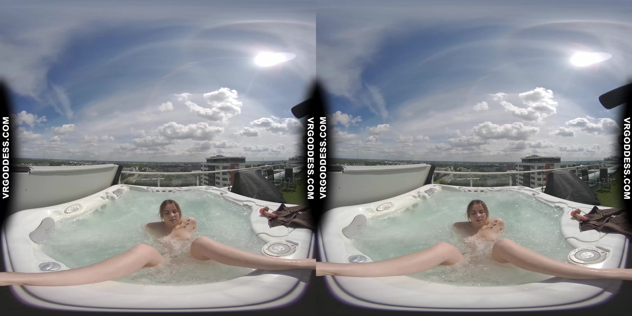 Teen Adreana Jilling In Jacuzzi With Suction Cup Dildo Orgasming Vibratin Her Clit On Water Jets